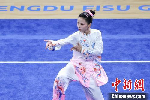 陈小丽成都大运会太极拳夺冠展现江南温婉